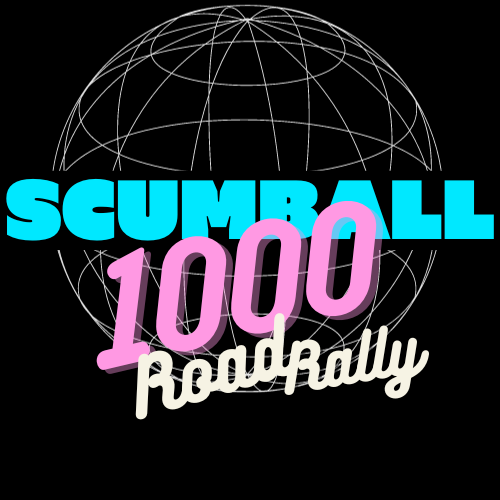 SCUMBALL 1000  - THE FIRST FREE ROAD RALLY!